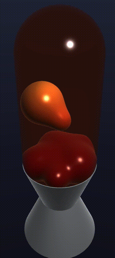 Lava lamp render
