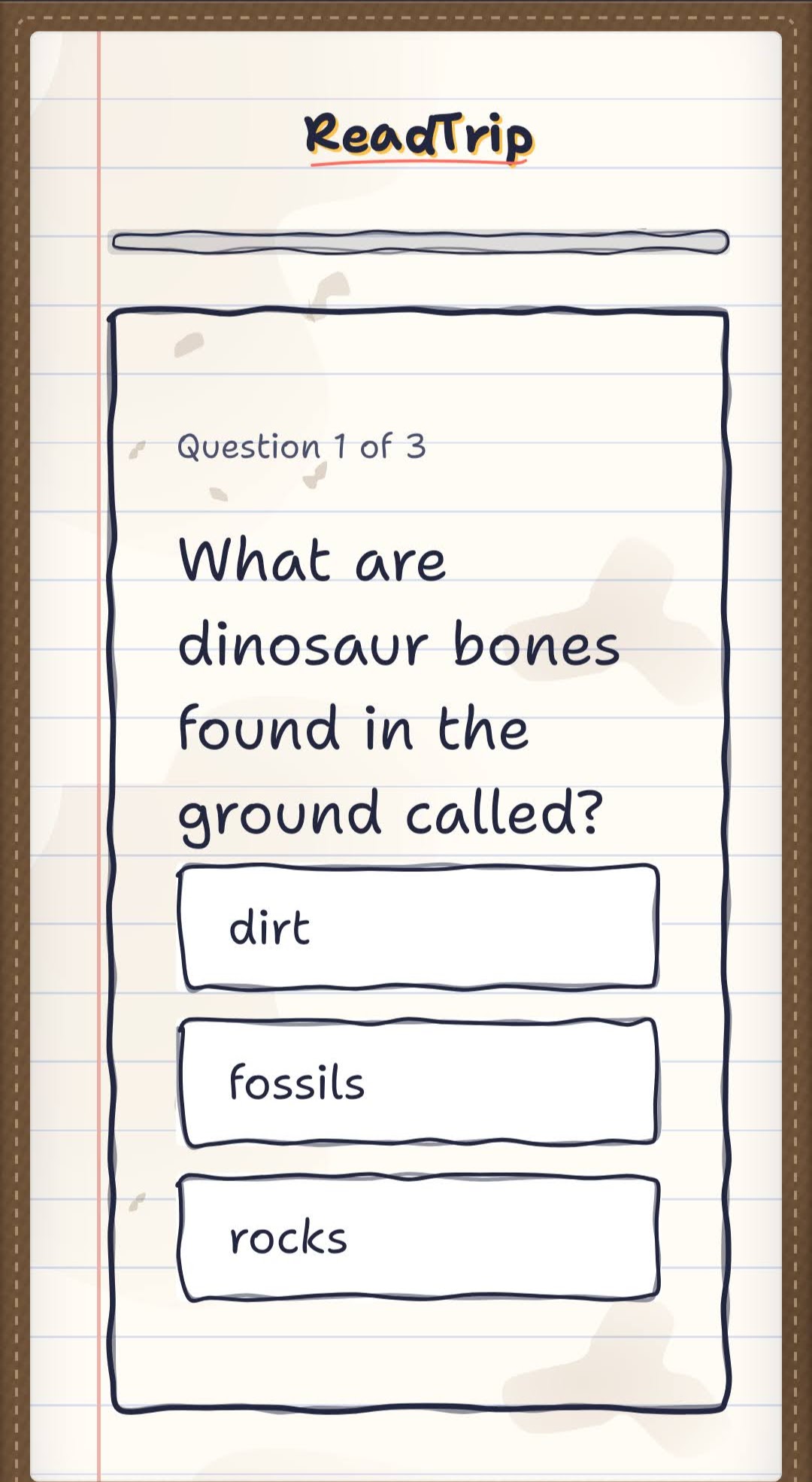 ReadTrip quiz
